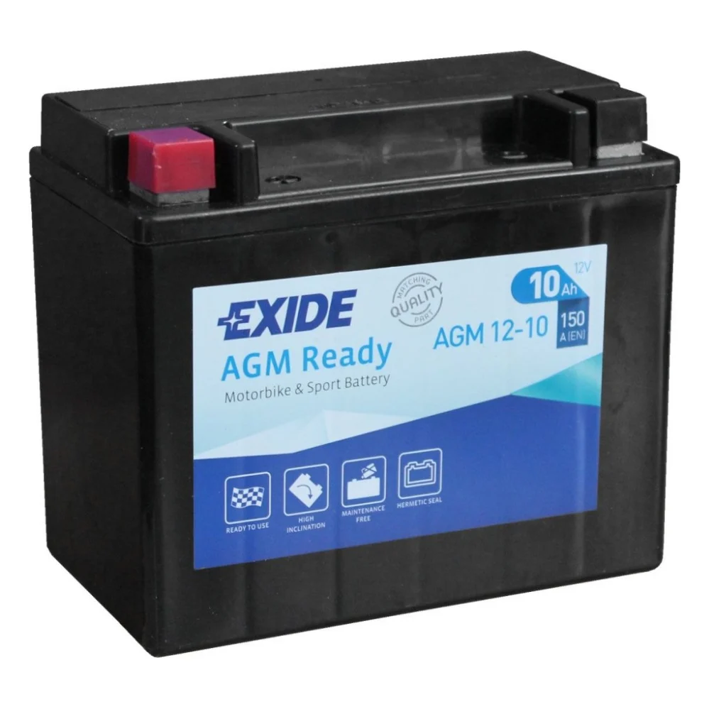 Акумулятор автомобільний EXIDE Ready AGM 10Ah (+/-) (150EN) (AGM12-10)