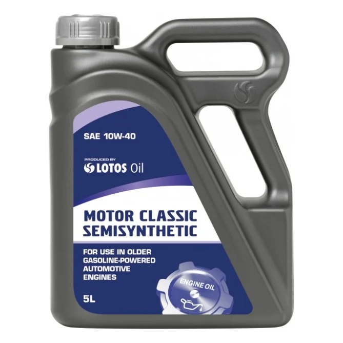 Моторна олива Lotos MOTOR CLASSIC SEMISYNTHETIC 10W40 SG/CE 5л (WG-K502440-0H0)