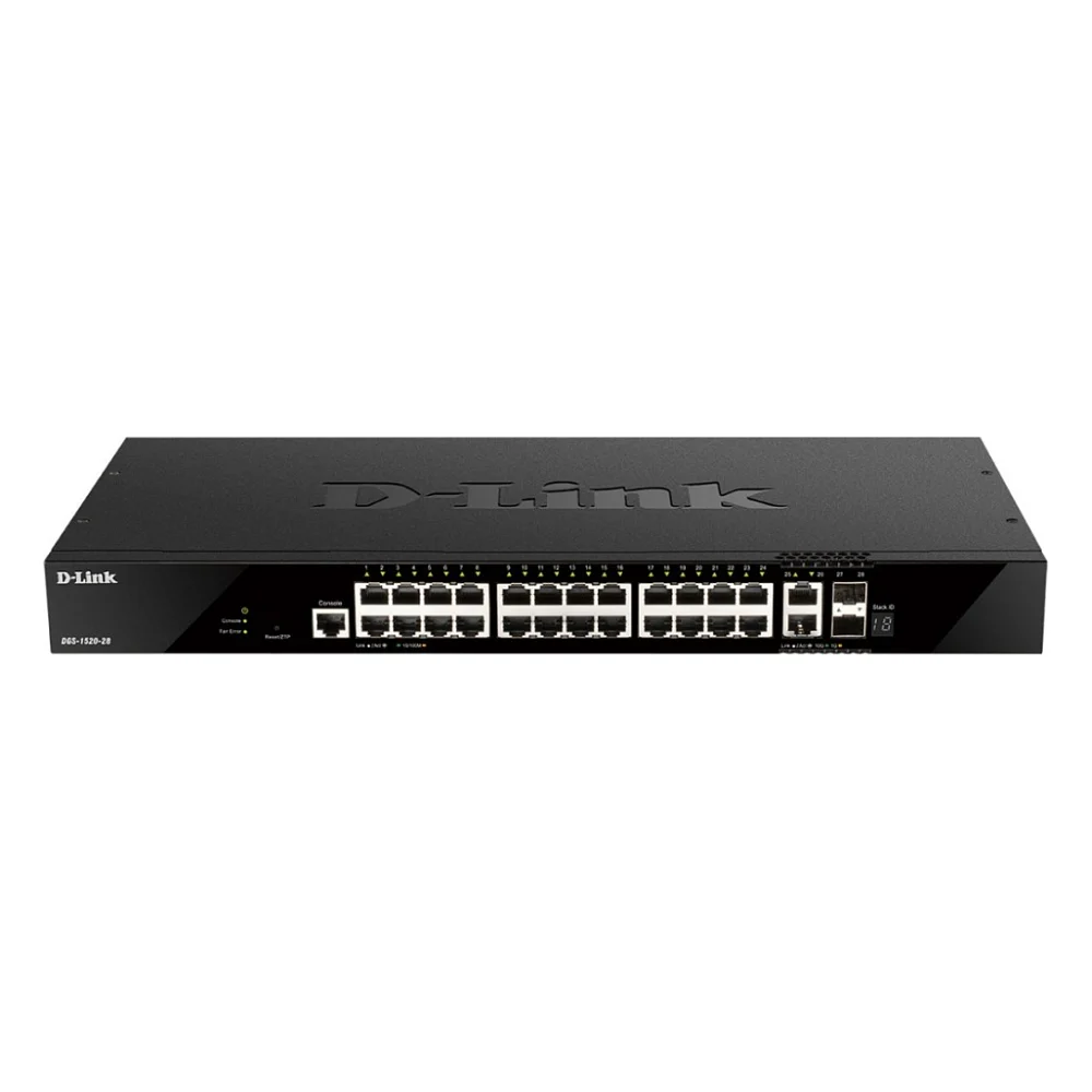 Комутатор мережевий D-Link DGS-1520-28