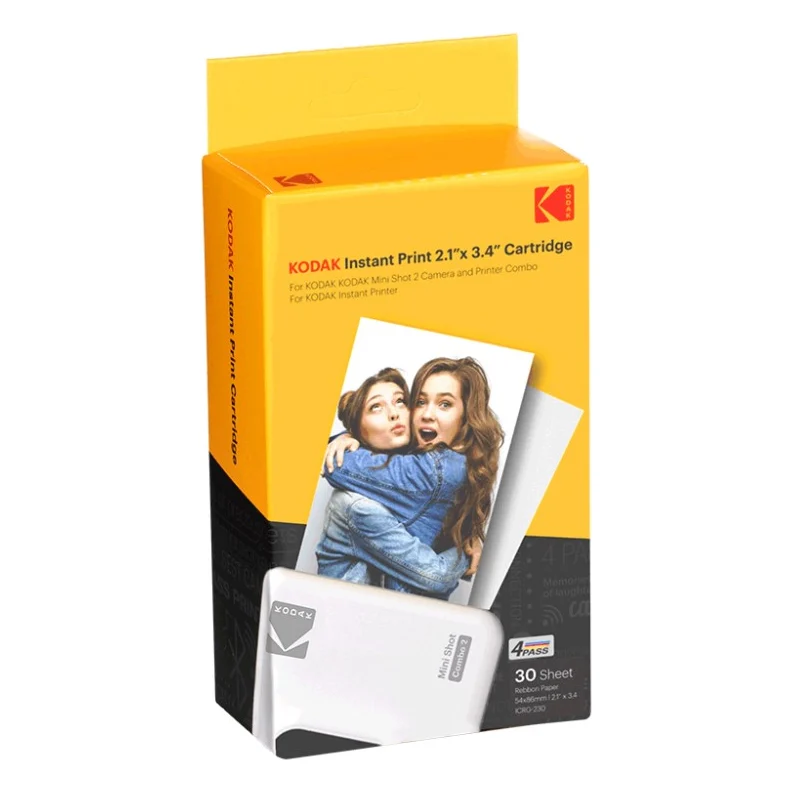 Фотопапір Kodak Instant Print 2.1x3.4" *30p, for Mini 2, Mini 2 Retro, Mini Shot 2 (ICRG-230) — фото 2