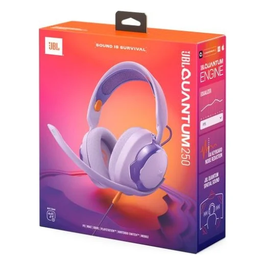 Навушники JBL Quantum 250 Purple (JBLQTUM250PUR) — фото 6