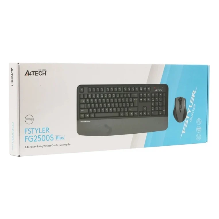Комплект A4Tech FG2500S Plus Wireless UA Grey — фото 8