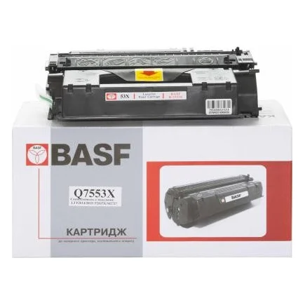 Картридж BASF для HP LJ P2015/P2014/M2727 аналог Q7553X Black (KT-Q7553X)