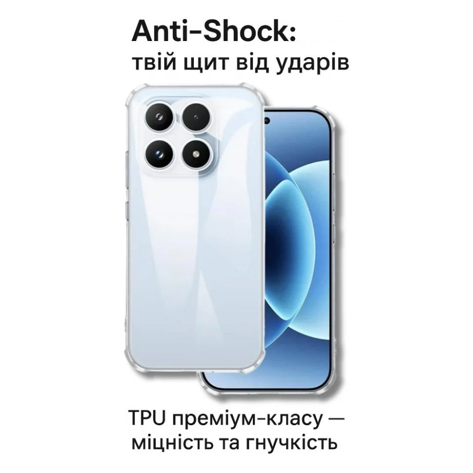 Чохол до мобільного телефона BeCover Anti-Shock Xiaomi 17 Clear (714955) — фото 6