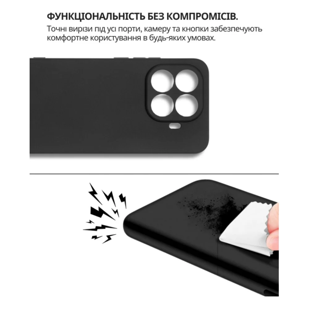 Чохол до мобільного телефона BeCover silicone Xiaomi 15T Pro Black (714861) — фото 6