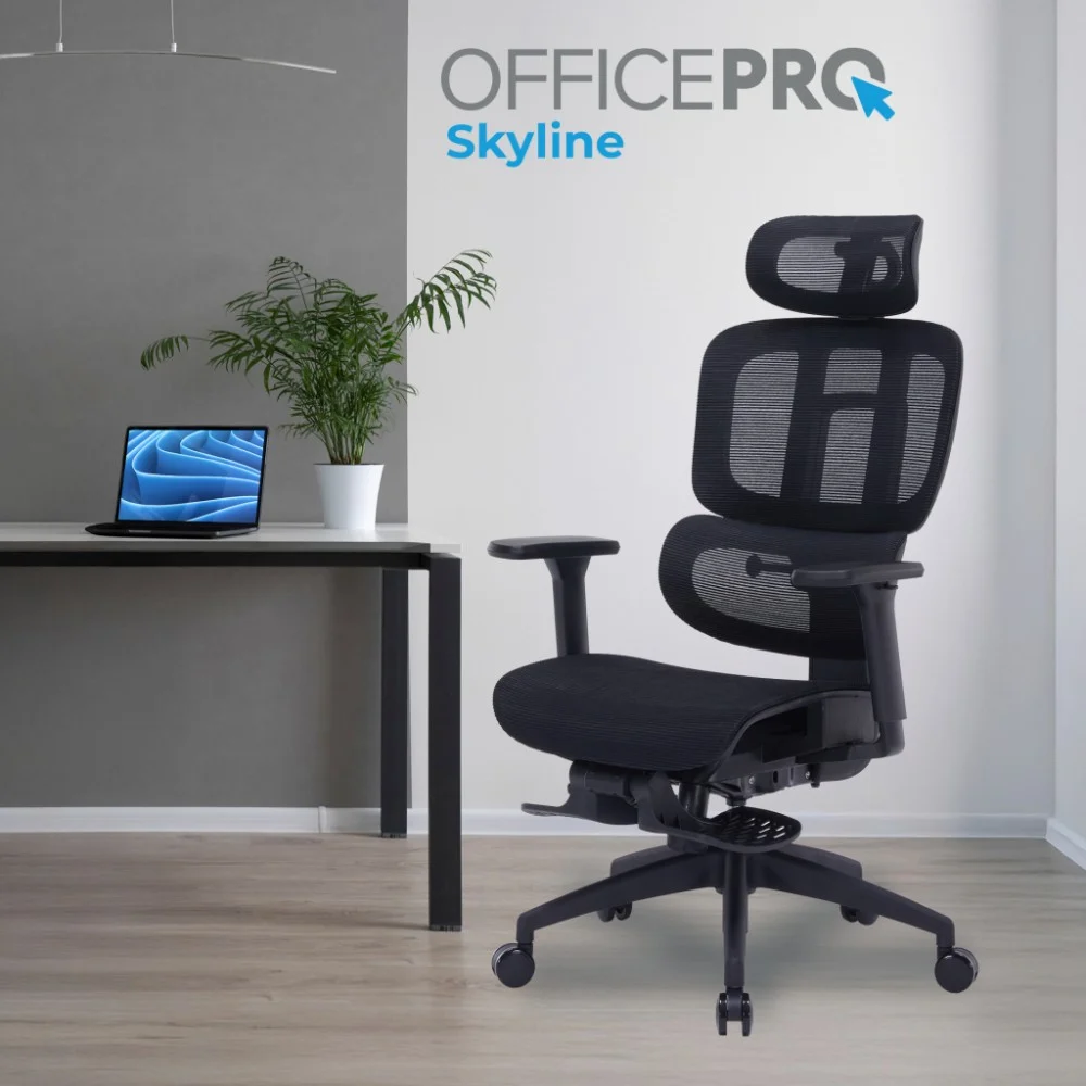 Офісне крісло OfficePro Skyline OC750-B-B-B (OC750-B-B-B) — фото 7