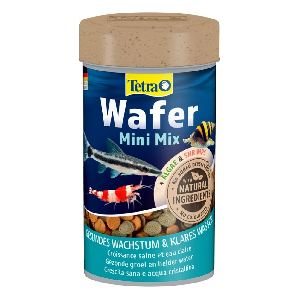 Корм для риб Tetra Wafer Mini Mix для акваріумних донних риб таблетки 100 мл (4004218811164)
