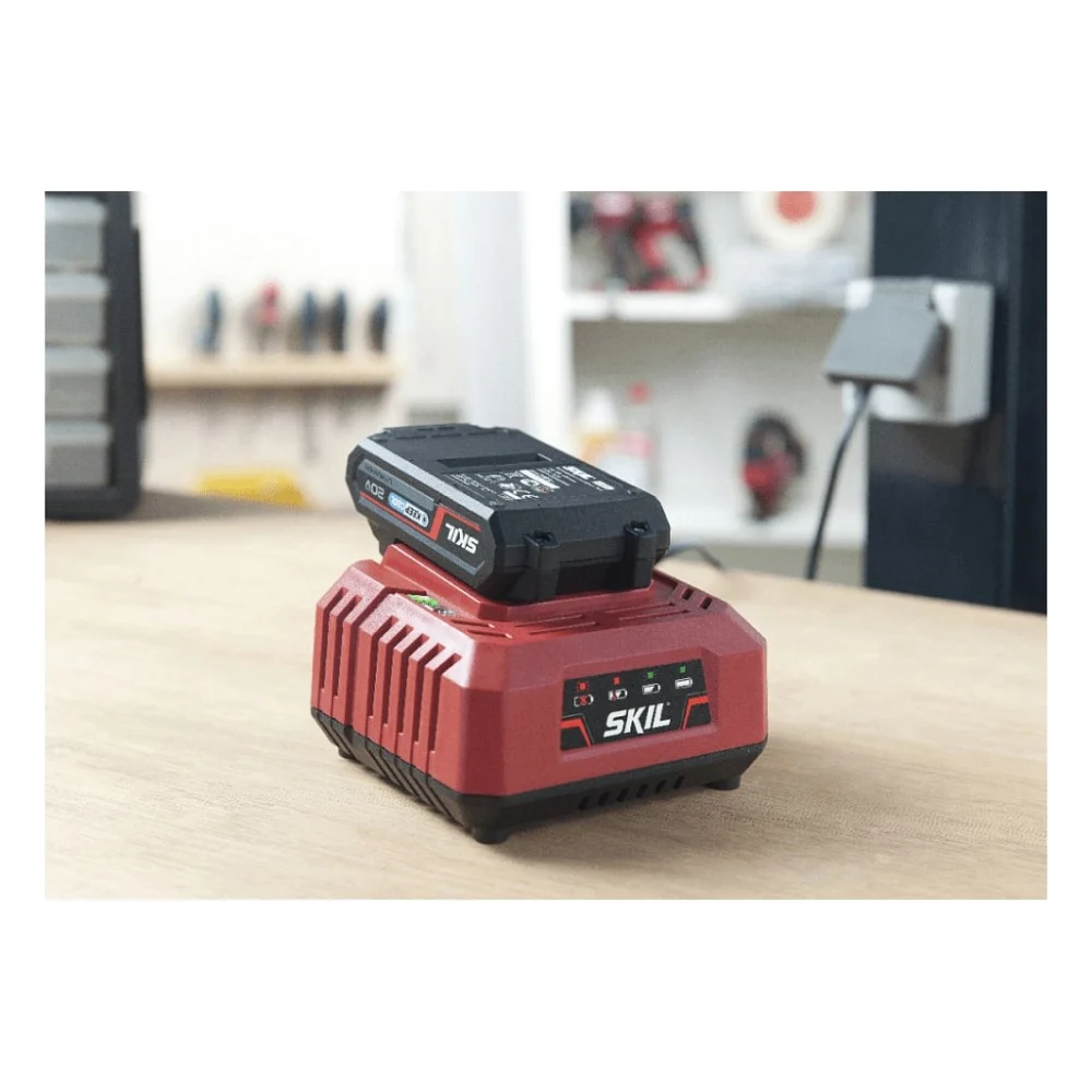 Зарядний пристрій для акумуляторів інструменту Skil CR1E3122 AA, 2,4A, 20V (CR1E3122AA) — фото 2