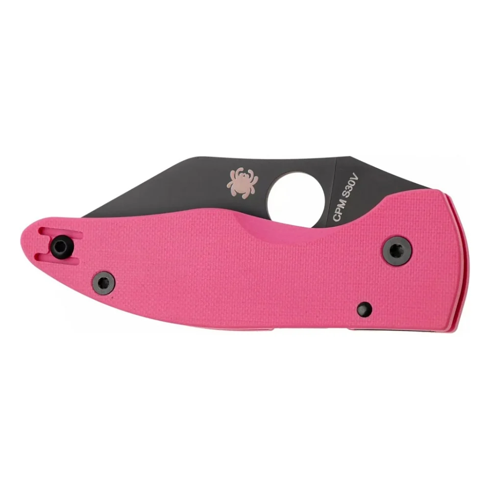 Ніж Spyderco Microjimbo Sprint Run S30V Black Blade Pink (C264GPNBKP3) — фото 5