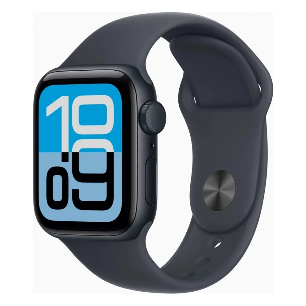 Смарт-годинник Apple Watch SE 3 GPS + Cellular 40mm Midnight Aluminium Case with Midnight Sport Band - S/M (MEP94)