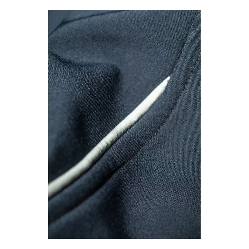 Куртка робоча Hoegert BIESE HT5K255-S SoftShell 96% поліестер/4% еластан темно-синя, S (48) (HT5K255-S) — фото 4