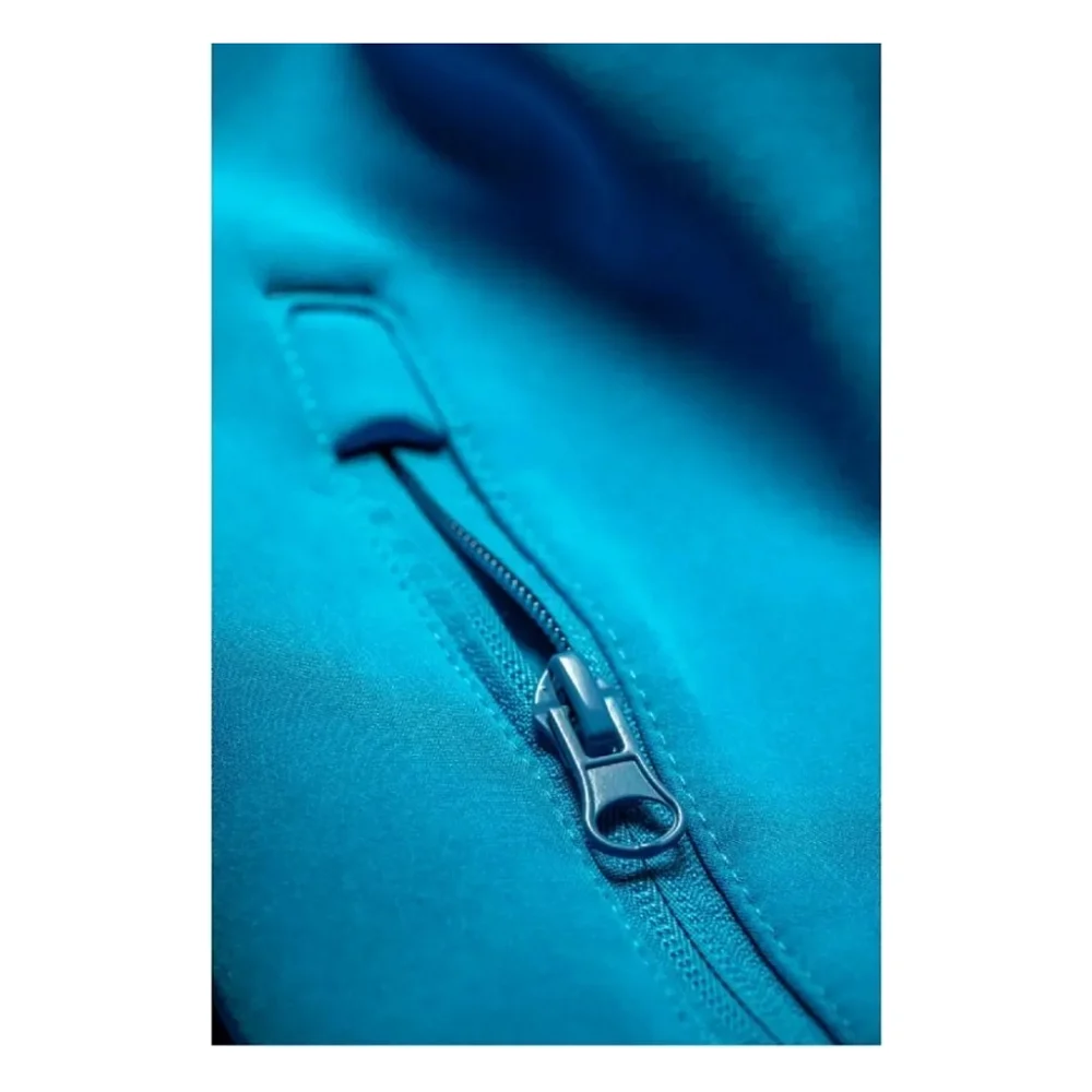 Куртка робоча Hoegert BIESE HT5K256-2XL SoftShell 96% поліестер/4% еластан синя, 2XL (56) (HT5K256-2XL) — фото 3