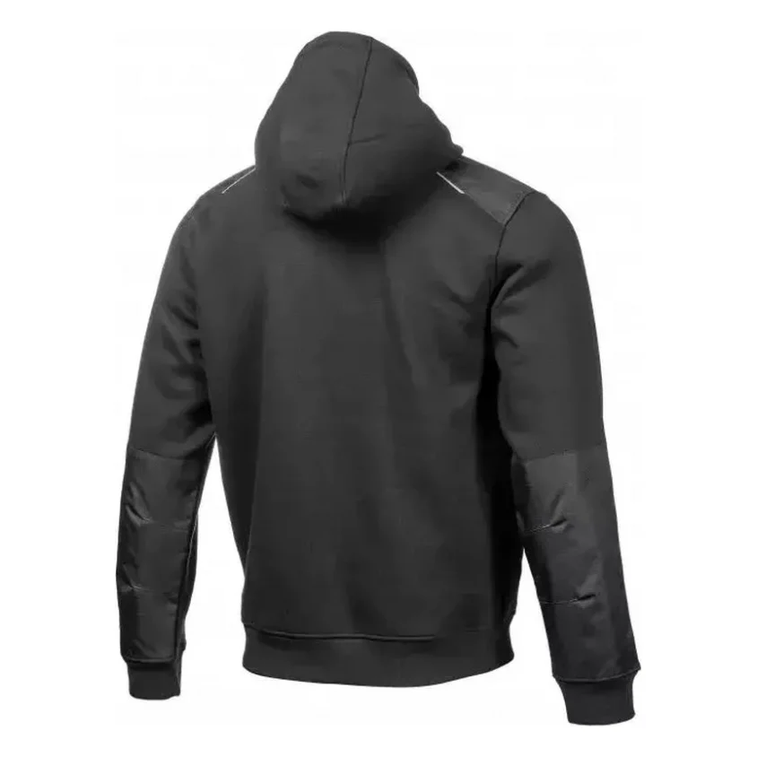Кофта робоча Hoegert THEO HT5K903-XL з капюшоном 65% бавовна/35% поліестер чорна, XL (54) (HT5K903-XL) — фото 2