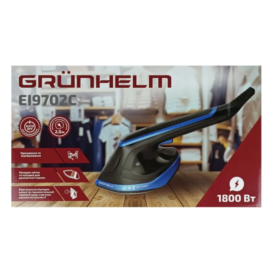 Відпарювач для одягу Grunhelm EI9702C — фото 8