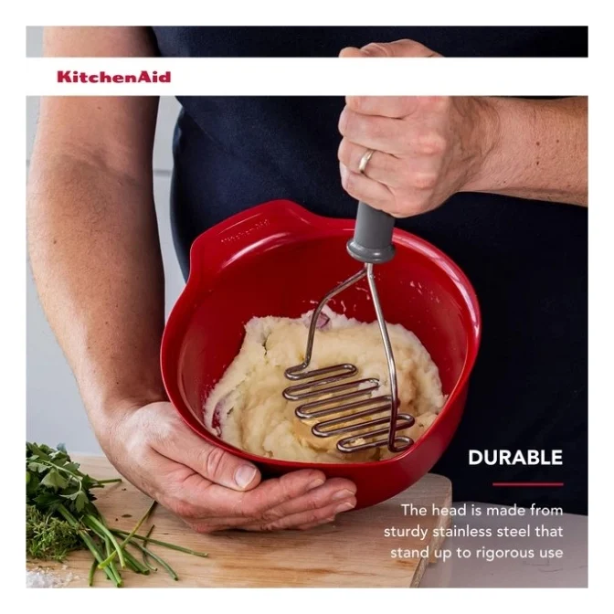 Картоплем'ялка KitchenAid Classic 25,5 см сірий (KHA008OHCHGG) — фото 11