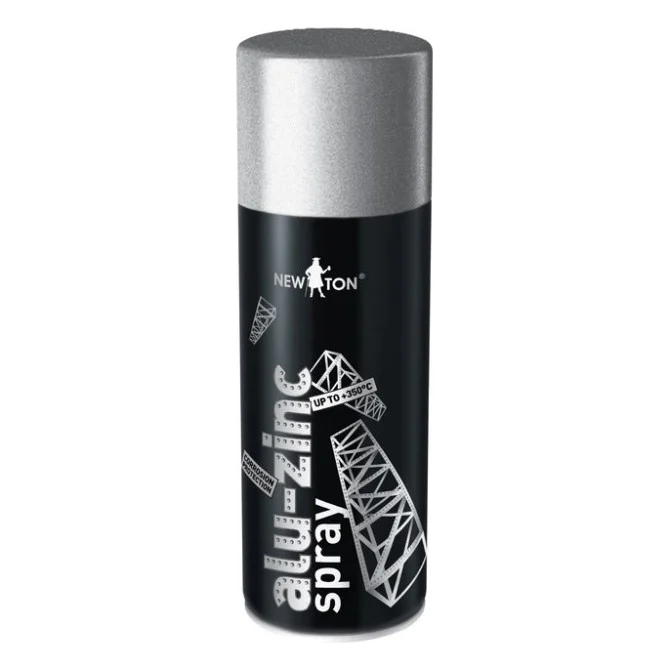 Аерозольна фарба для автомобіля New Ton спец.призначення Alu-Zinc spray, аер. 400 мл (000014863)