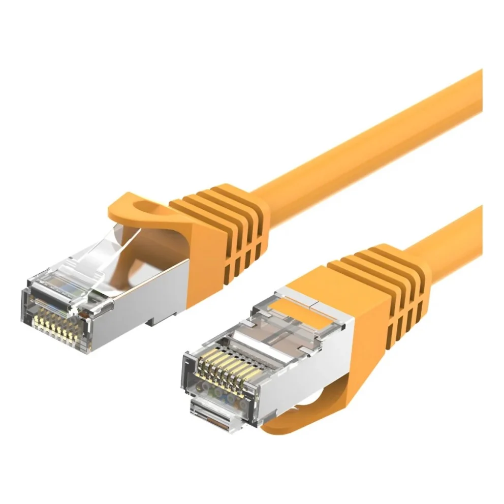 Патч-корд 2м, RJ-45 cat 6a S/FTP yellow Vention (VPC6SSTP-Y200)