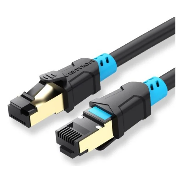 Патч-корд 30м, S/FTP cat 6 RJ-45 black Vention (VAP-A06-B3000)