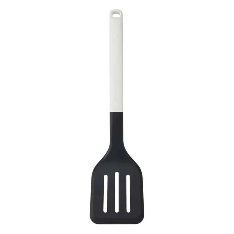 Лопатка кухонна KitchenAid Classic з прорізами 34 см білий (KHA002OHPNG)