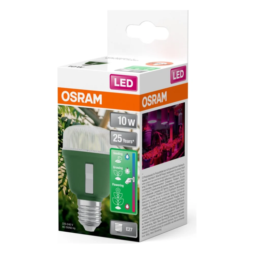 Лампочка Osram LED T60 GROW 10W CL 230V FR E27 (4058075845787) — фото 7