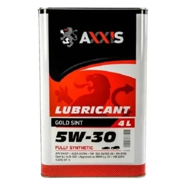 Моторна олива AXXIS 5W-30 Gold Sint 4л (AX-2023)