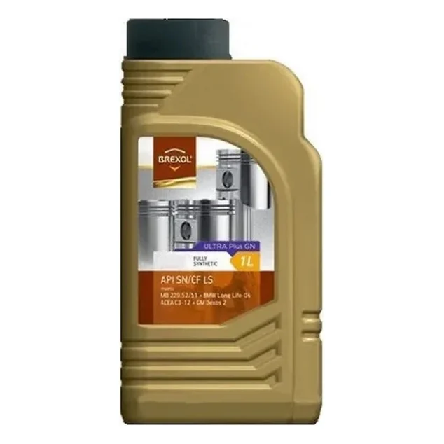 Моторна олива BREXOL Ultra Plus GN 5W40 API SN/CF LS 1л (48021134648)