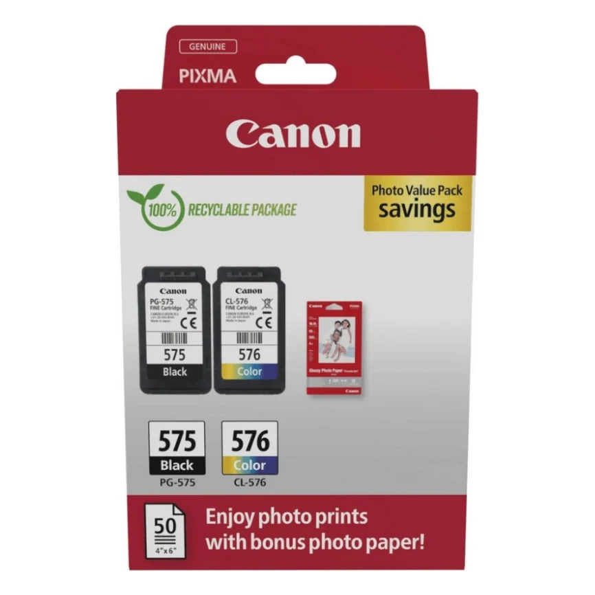 Картридж Canon PG-575/CL-576 Multipack BK,Color 100с (5438C004)