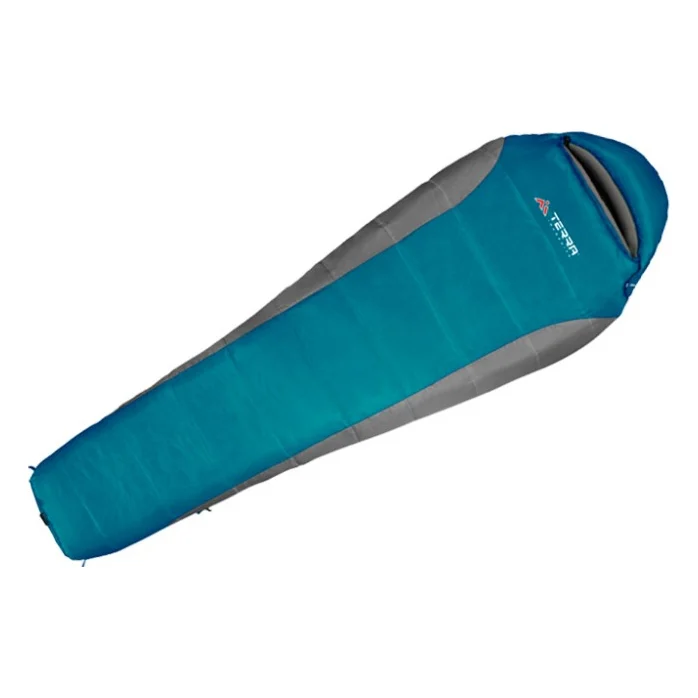 Спальний мішок Terra Incognita Siesta Long 100 L бірюзовий/сірий (4823081506959)