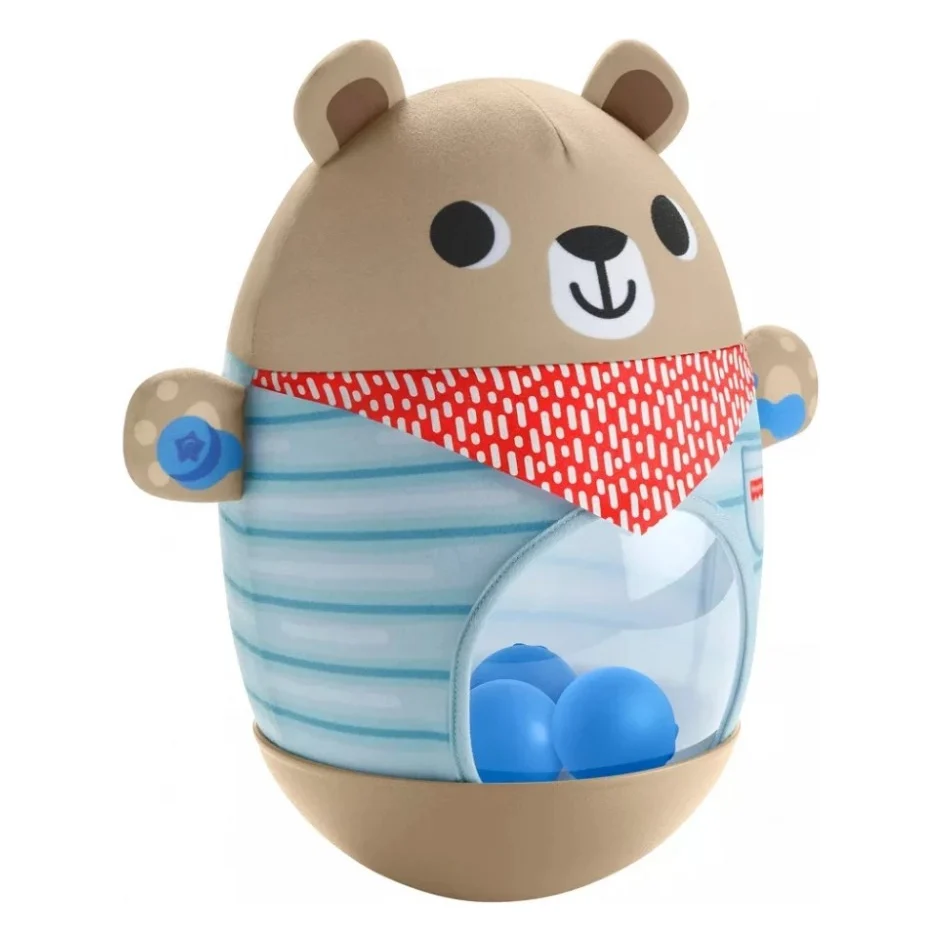 Розвиваюча іграшка Fisher-Price Ведмедик-неваляйко (JLB83)