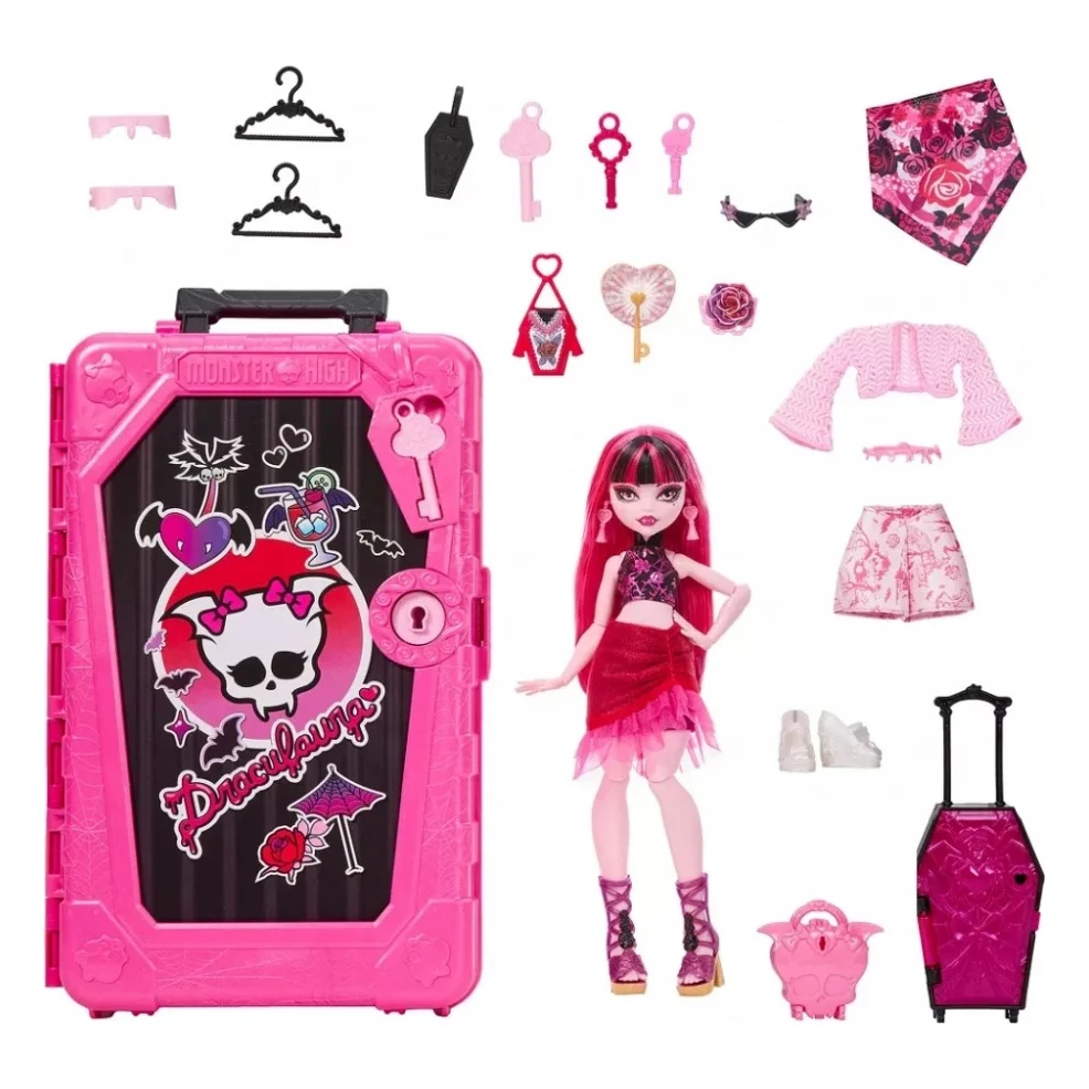 Лялька Monster High Набір-сюрприз Кошмарні канікули Жахо-секрети Дракулори (JDR50) — фото 7