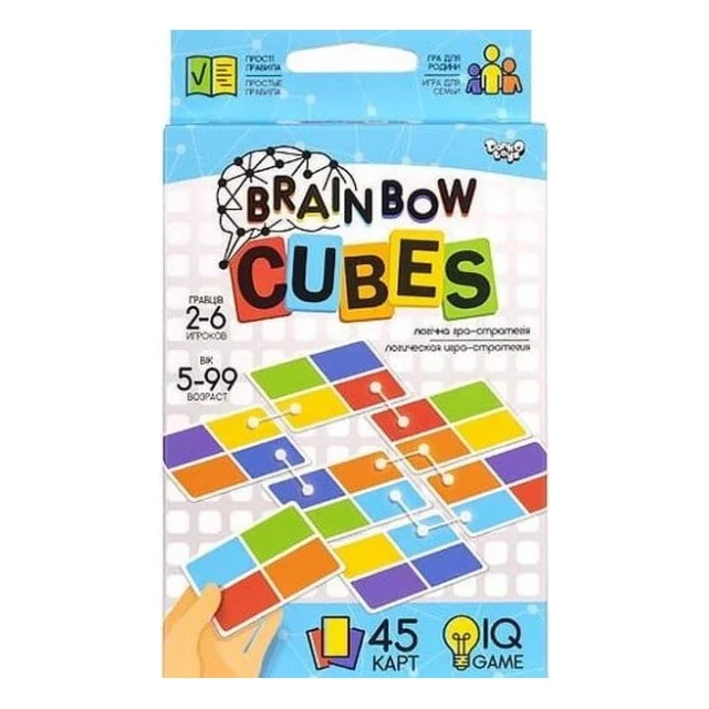 Настільна гра Danko Toys Brainbow Cubes (G-BRC-01-01)