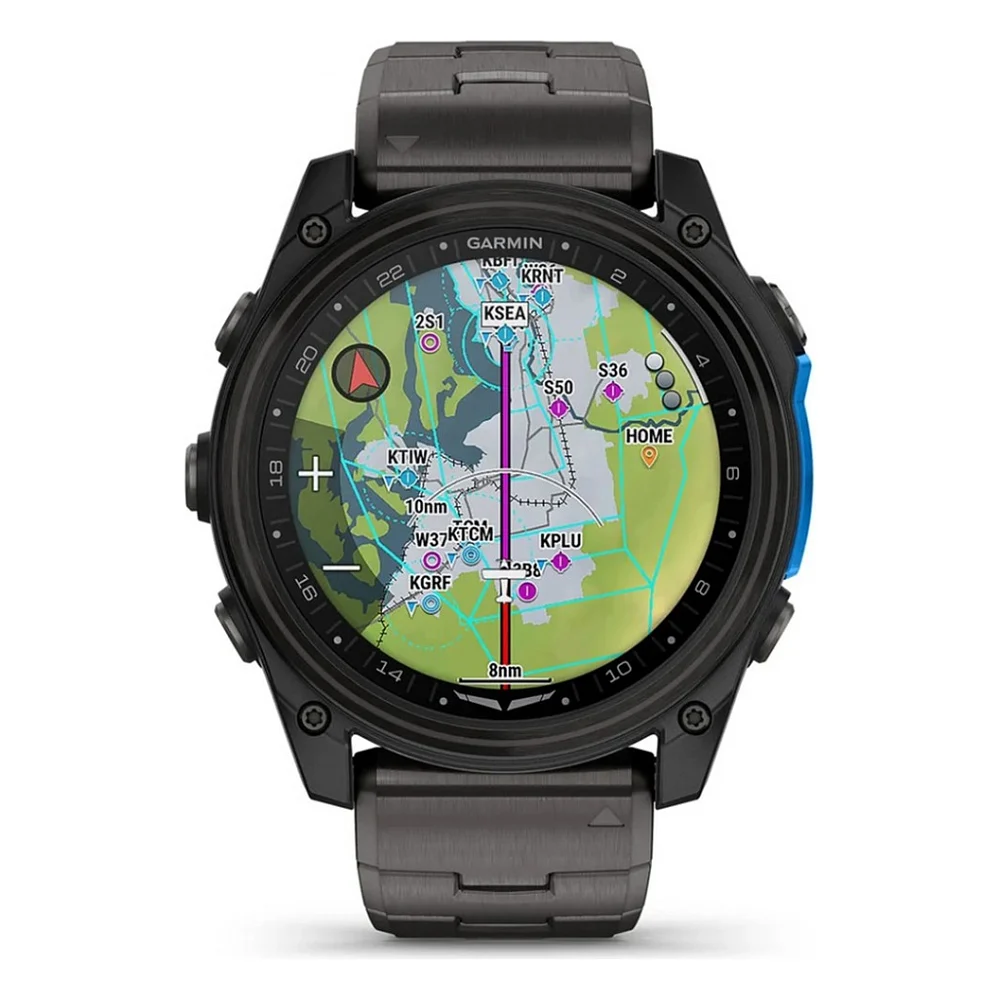Смарт-годинник Garmin D2 Mach 2, 51mm, Saph, CrbnGry Ti/Blk w/TiBd,GPS (010-02905-31) — фото 12