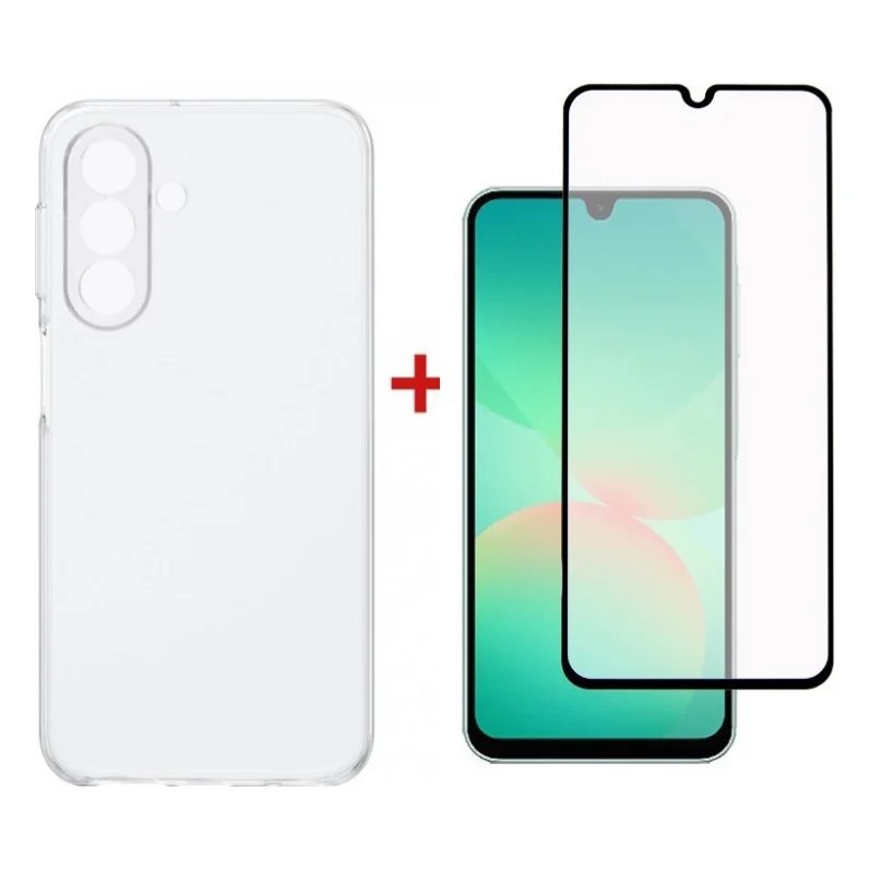 Чохол до мобільного телефона Dengos TPU + glass Samsung Galaxy A26 Transparent (DG-KM-188)