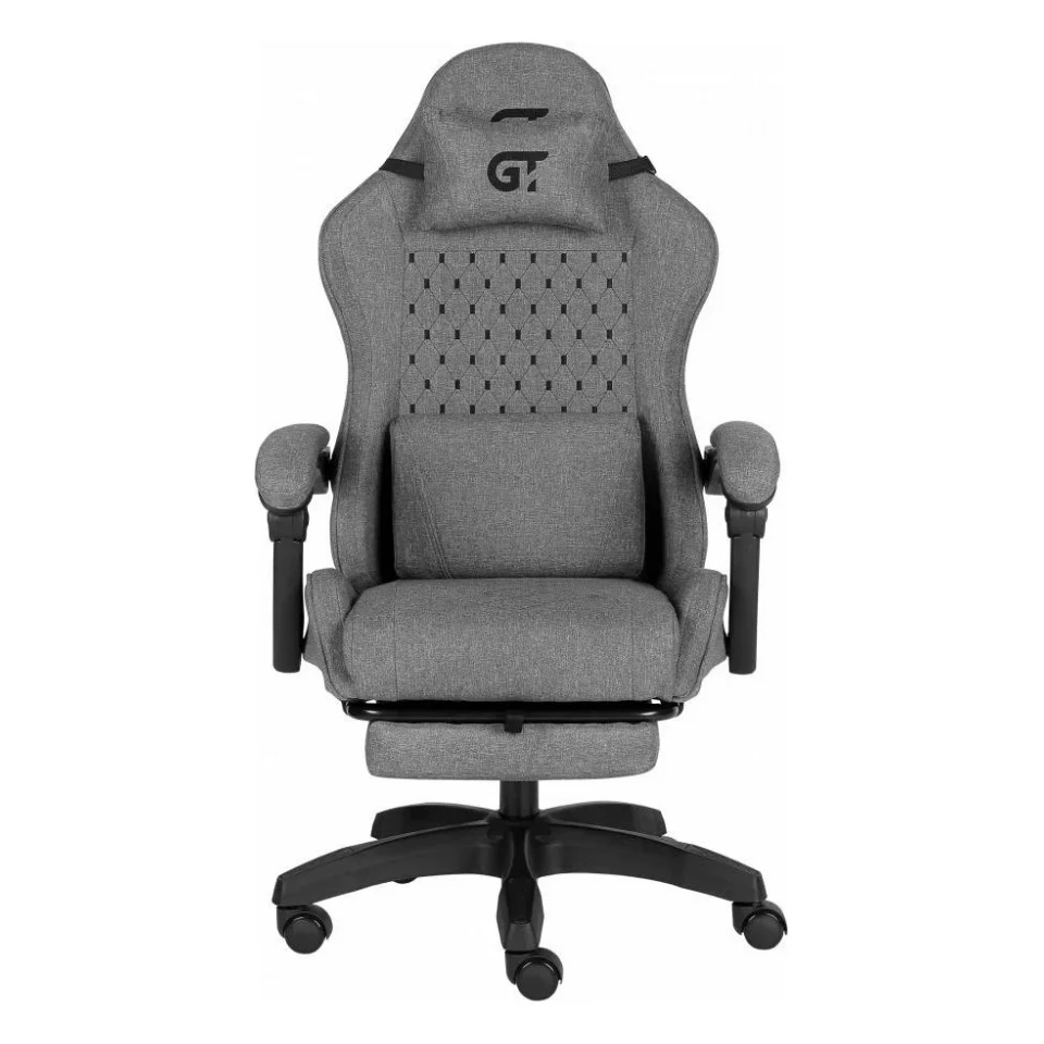 Крісло ігрове GT Racer X-2337 Gray (X-2337 Fabric Gray)
