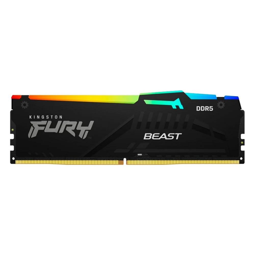 Модуль пам'яті для комп'ютера DDR5 32GB 5200 MHz Beast RGB EXPO Black Kingston Fury (ex.HyperX) (KF552C40BB2A-32) — фото 2