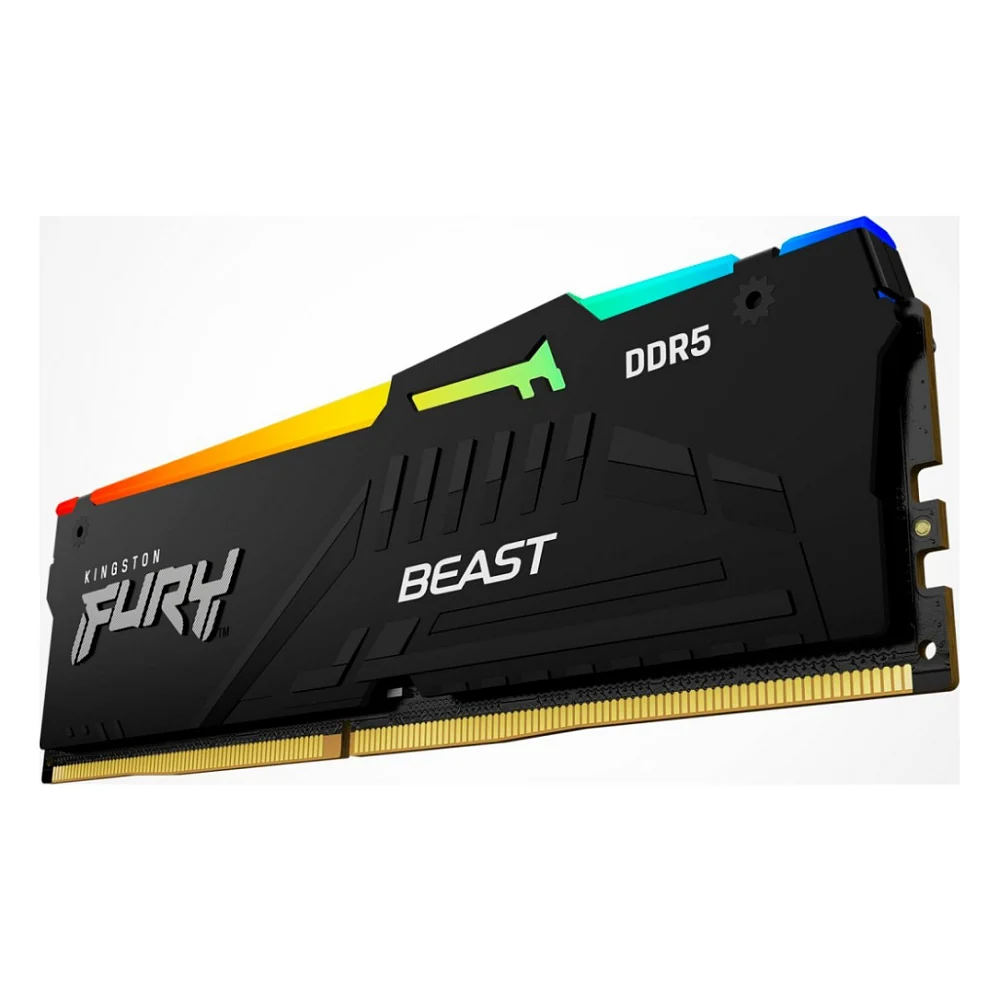 Модуль пам'яті для комп'ютера DDR5 32GB 5200 MHz Beast RGB EXPO Black Kingston Fury (ex.HyperX) (KF552C40BB2A-32) — фото 5