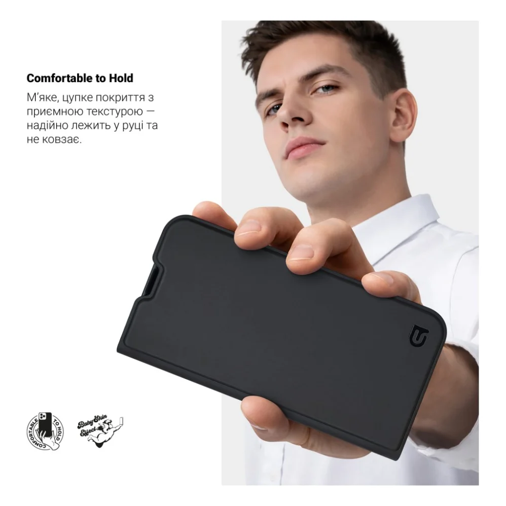Чохол до мобільного телефона Armorstandart OneFold Case OPPO Reno15 5G Black (ARM89922) — фото 5