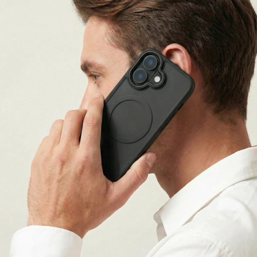 Чохол до мобільного телефона Armorstandart Unit MagCase Apple iPhone 17 Black + Orange Button Set (ARM90579) — фото 6