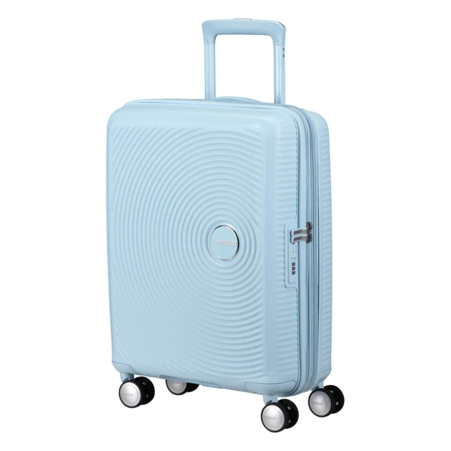 Валіза American Tourister Soundbox 35.5/41 л пастельно-блакитна (32G*22001) — фото 3