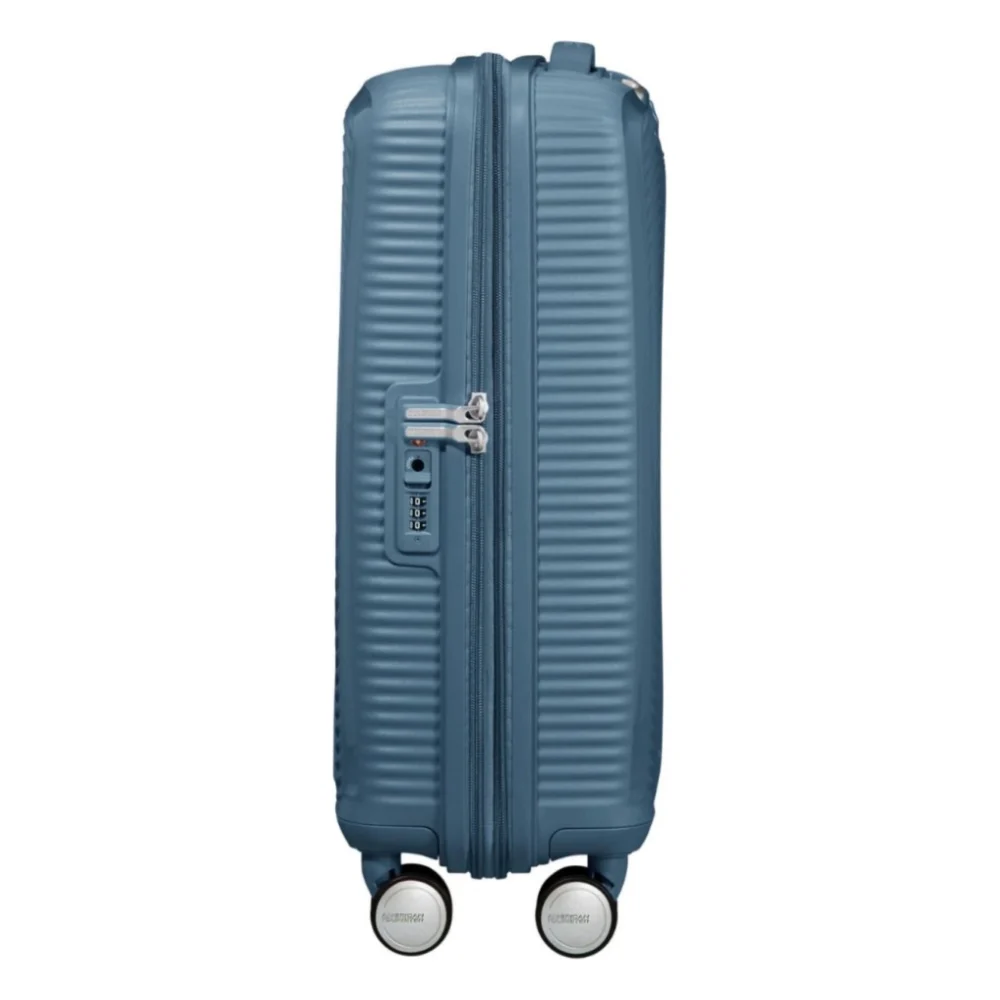 Валіза American Tourister Soundbox 35.5/41 л сіро-синя (32G*51001) — фото 5