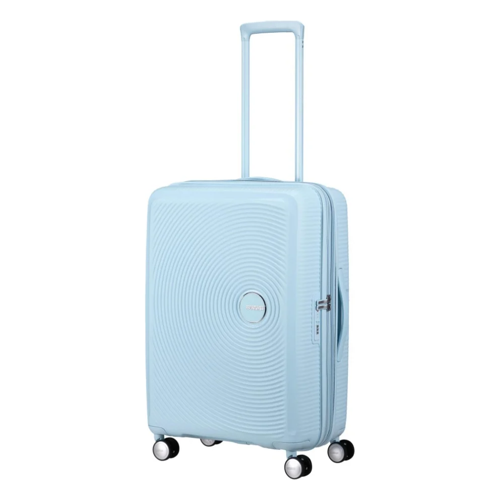 Валіза American Tourister Soundbox 71.5/81 л пастельно-блакитна (32G*22002)
