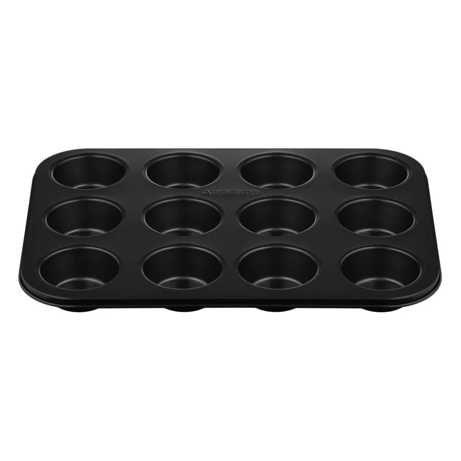 Форма для випікання Ardesto Gemini, 35х26.5х3см, 12шт, сірий (AR2305G)