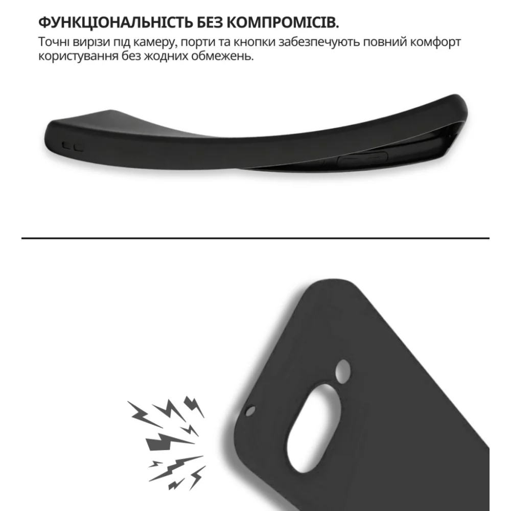 Чохол до мобільного телефона BeCover Google Pixel 9a Black (715053) — фото 4