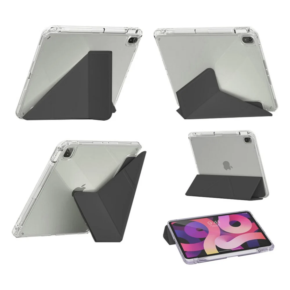 Чохол до планшета BeCover Ultra Slim Origami Transparent Apple iPad Air 11" M4 2026 Black (715183) — фото 5