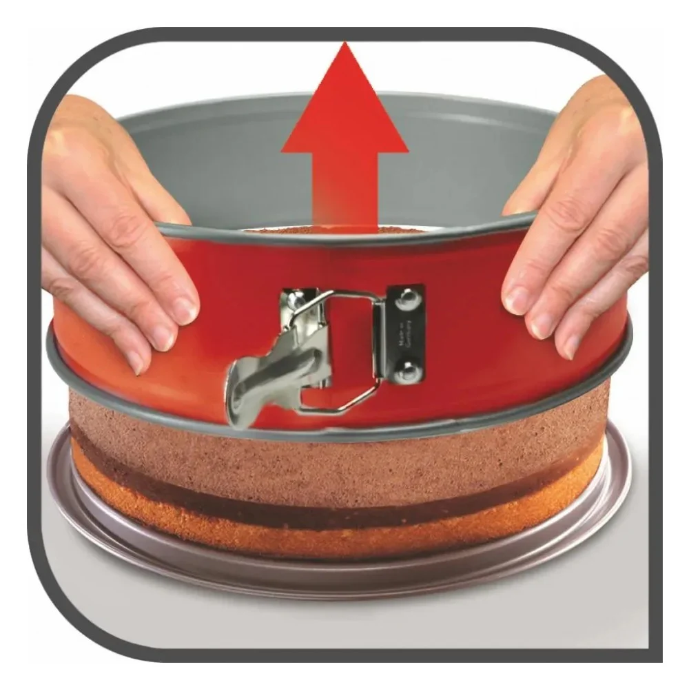 Форма для випікання Tefal DeliBake, кругла, знімне дно, 27см червоний (J1641474) — фото 4