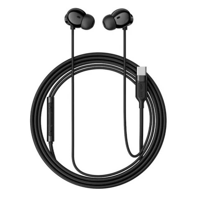 Навушники Acefast L10 Type-C Black