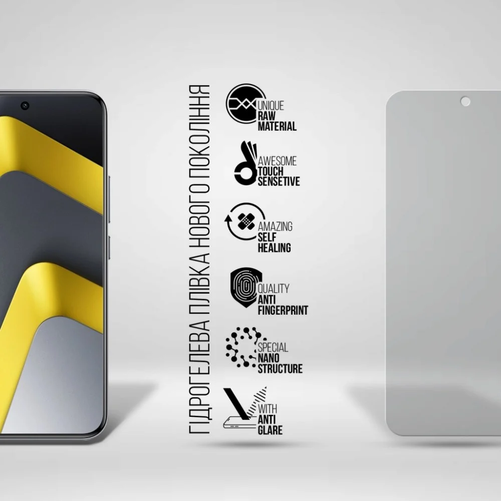 Плівка захисна Armorstandart hydrogel Matte Xiaomi Poco M8 5G (ARM90268) — фото 2