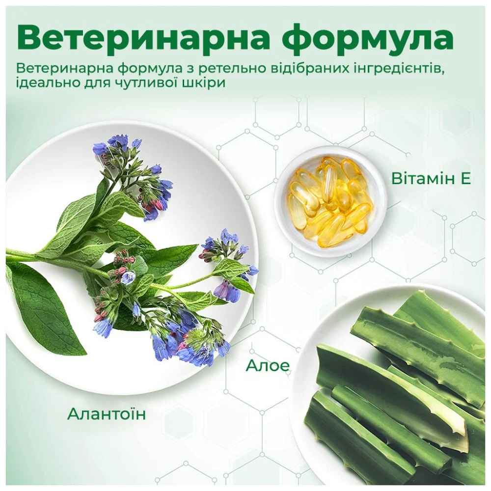 Шампунь для тварин Vet's Best Hypo-Allergenic для собак гіпоалергенний 470 мл (0031658100040) — фото 3