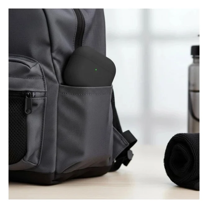 Чохол для навушників Uniq Lino AirPods Pro 2 gen Silicone Ash Grey (8886463683521) — фото 8