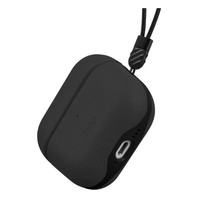 Чохол для навушників Uniq Lyden DS AirPods 4 Dallas Black (8886463691328) — фото 4